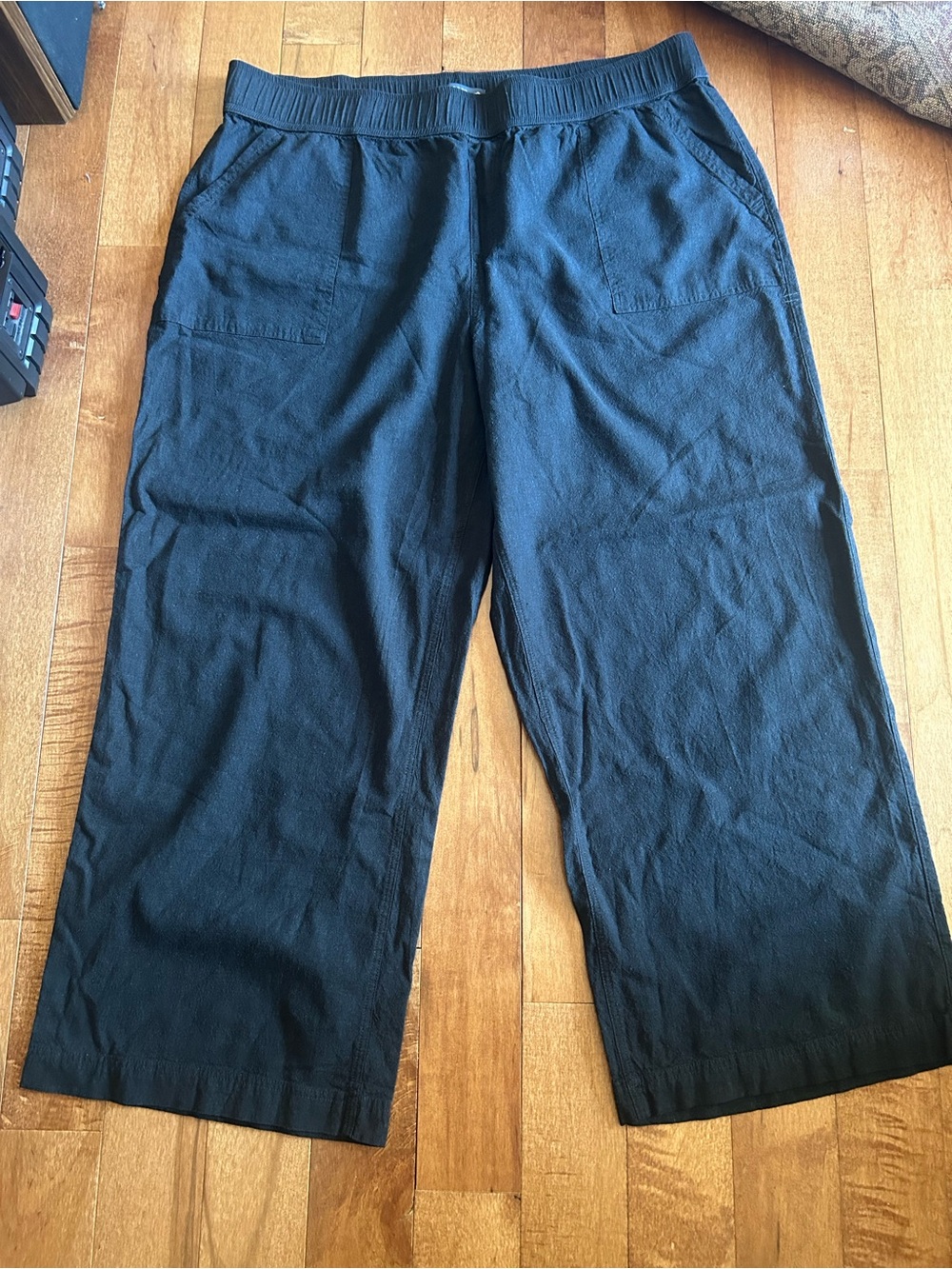 Toad and Co Wide Leg Taj Hemp Pants Lightweight Pull-on Outdoor Granola